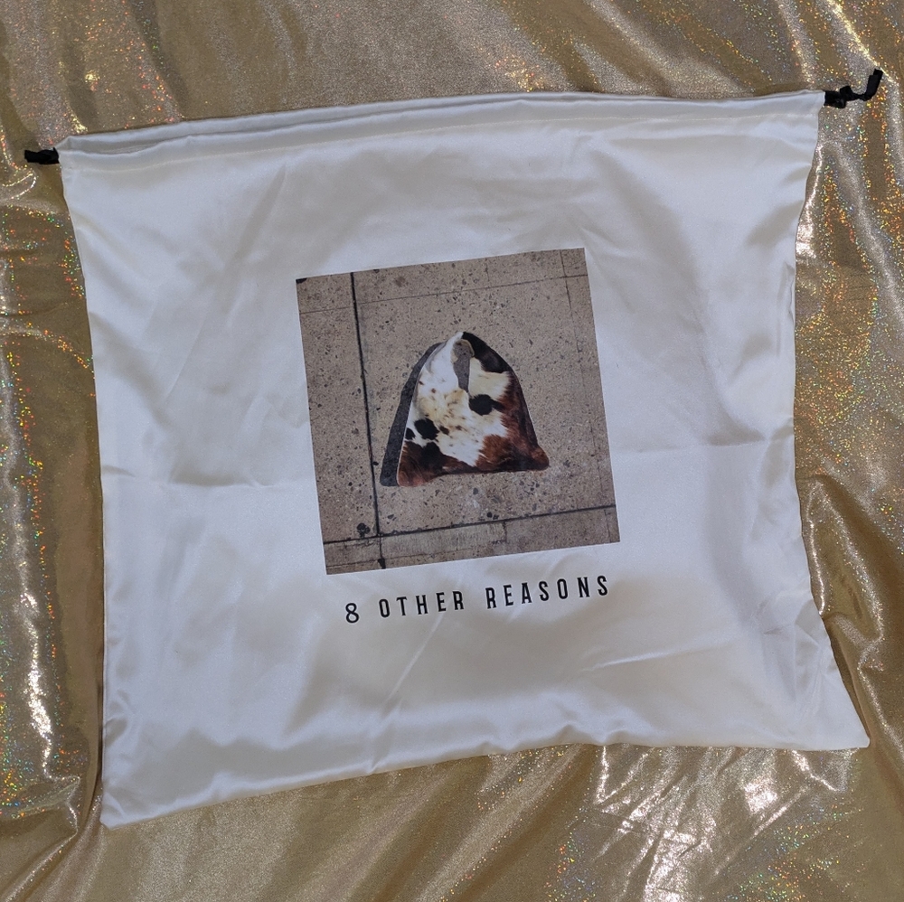 8 Other Reasons Satin Dust Pouch NEW